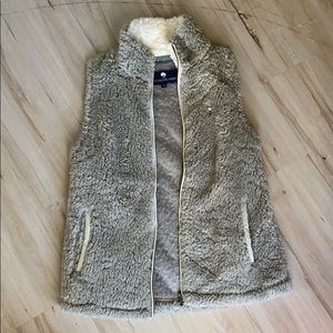 sherpa fleece vest